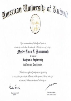 Buy Degree From the American University of Kuwait