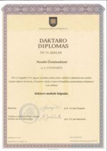 Buy college degree from The Mykolo Romerio Universitetas