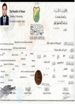 buy degree from the Sana'a University