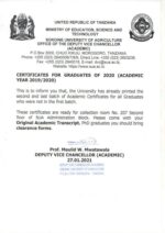 Buy Degree From the Sokoine University of Agriculture