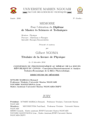 buydegree from the Université Marien Ngouabi