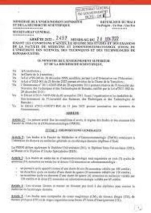 buy degree from the Université des sciences, des techniques et des technologies de Bamako