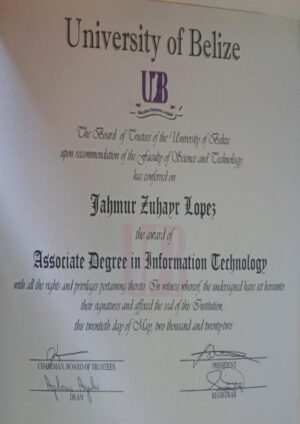 Buy Degree From the University of Belize