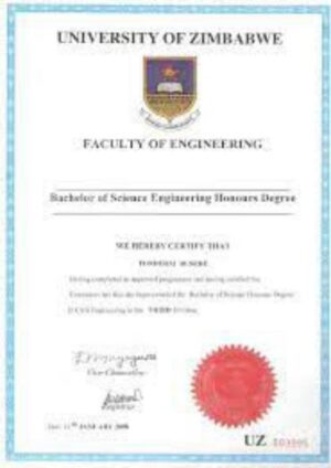 Buy Degree From the University of Zimbabwe