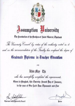 Buy college degree from The Assumption University