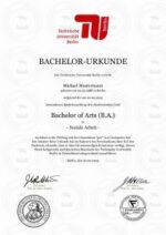 Buy Bachelor Certificate | TU Technical University Berlin |