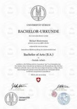 Buy Bachelor Certificate | UZH - University of Zurich