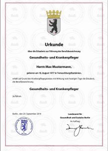 Berlin health and nursing staff / geriatric care assistant buy online |