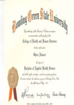 Buy college degree from The Bowling Green State University