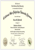 Buy college degree from The California State Polytechnic University, Pomona