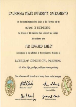 Buy college degree from The California State University, Sacramento