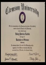 Buy college degree from The Clemson University