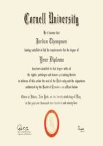 Buy college degree from The Cornell University