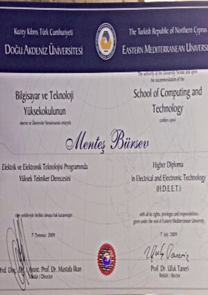 Buy college degree from The Dogu Akdeniz Üniversitesi