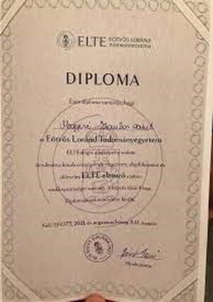 Buy college degree from the Eötvös Loránd Tudományegyetem