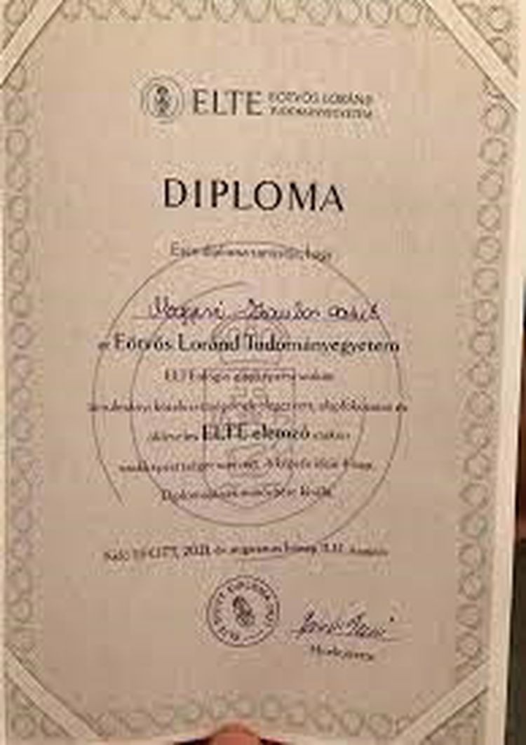 Buy college degree from the Eötvös Loránd Tudományegyetem