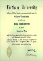 Buy college degree from The Fordham University