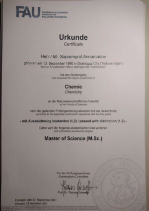 Buy college degree from the Friedrich-Alexander-Universität Erlangen-Nürnberg