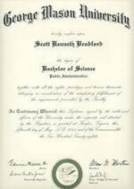 Buy college degree from The George Mason University