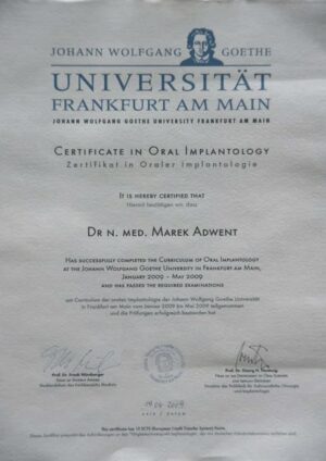 Buy college degree from the Goethe-Universität Frankfurt am Main