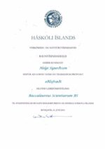 Buy college degree from the Háskóli Íslands