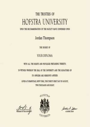 Buy college degree from The Hofstra University
