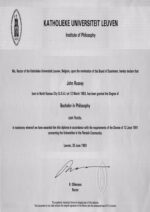 Buy college degree from the Katholieke Universiteit Leuven