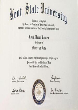 Buy college degree from The Kent State University