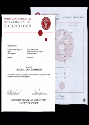 Buy college degree from The Københavns Universitet
