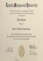 Buy college degree from The Loyola Marymount University