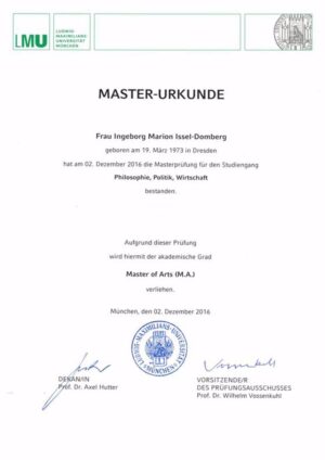 Buy college degree from the Ludwig-Maximilians-Universität München