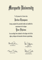 Buy college degree from The Marquette University