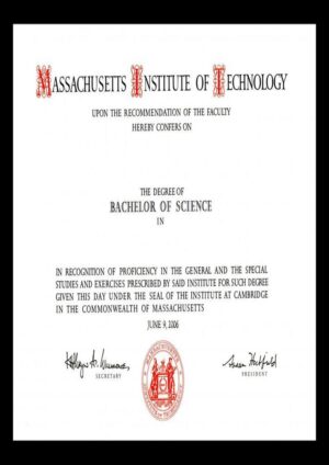 Buy college degree from The Massachusetts Institute of Technology