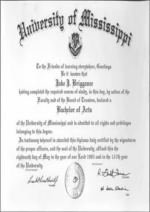 Buy college degree from The Mississippi State University