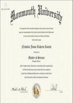 Buy college degree from The Monmouth University