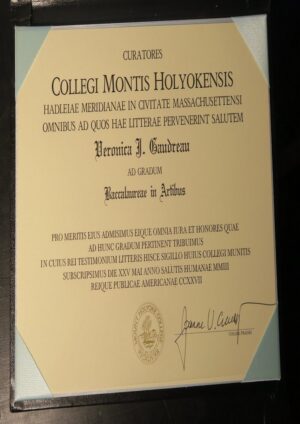 Buy college degree from The Mount Holyoke College