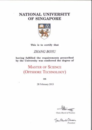 Buy college degree from the National University of Singapore