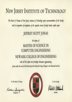 Buy college degree from The New Jersey Institute of Technology