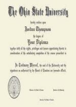 Buy college degree from The Ohio University