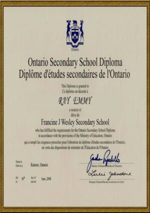 Buy college degree from the Ontario Tech University