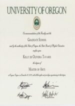 Buy college degree from The Oregon Health & Science University