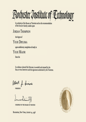 Buy college degree from The Rochester Institute of Technology