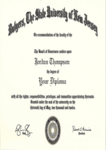 Buy college degree from The Rutgers, The State University of New Jersey
