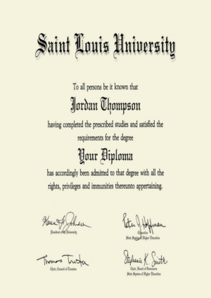 Buy college degree from The Saint Louis University