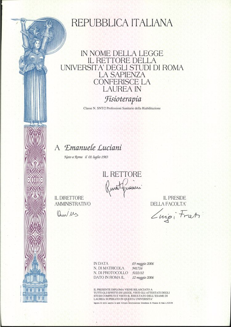Buy college degree from the Sapienza Università di Roma