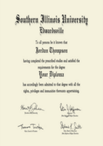 Buy college degree from The Southern Illinois University Edwardsville