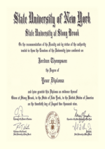 Buy college degree from The Stony Brook University
