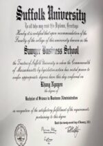 Buy college degree from The Suffolk University