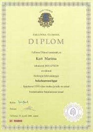 Buy college degree from The Tallinna Ülikool