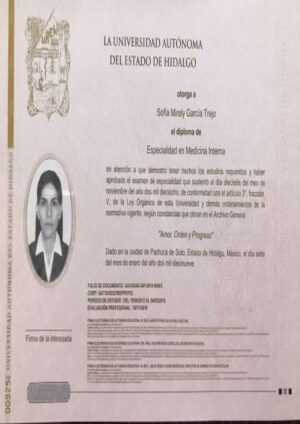 Buy college degree from The Universidad Autónoma del Estado de Hidalgo